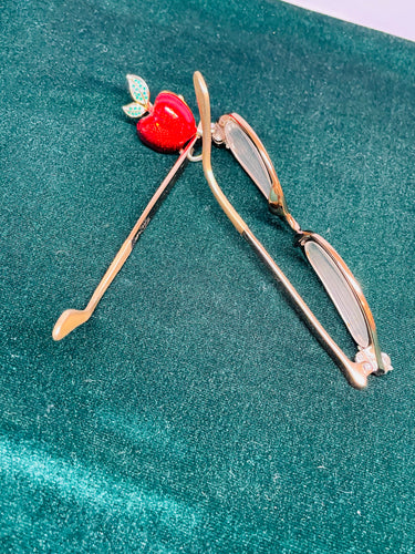 Apple Eyeglasses Holder Brooch/Pendant